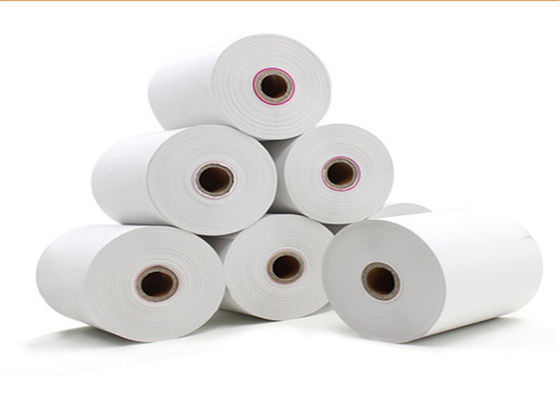 flexo che stampa la pasta di cellulosa 58mm Rolls enorme termico bianco di 100%