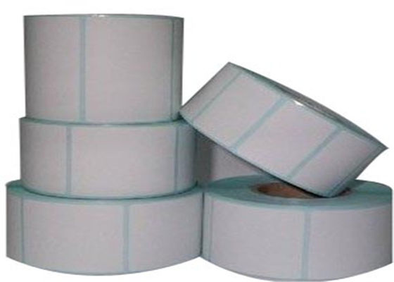 stampatore termico Sticker Roll della fodera gialla della pergamina sottile di 60x30mm