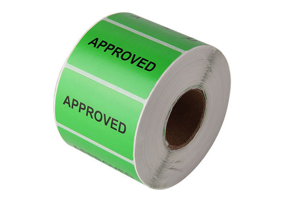 etichette autoadesive di 100rolls/Box 67x28mm FSC per la stampa dello spazio in bianco