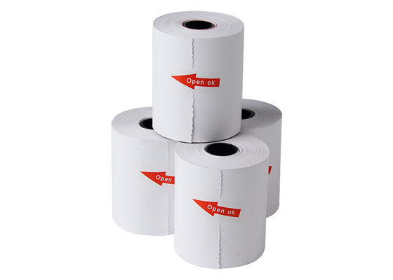 Rotolo enorme inodoro bianco 80x80mm della carta di termale 48gsm