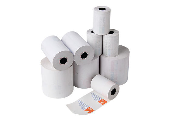 Doppia carta di termale ricoprente di BANCOMAT 65gsm Rolls 80x80mm 57x40mm