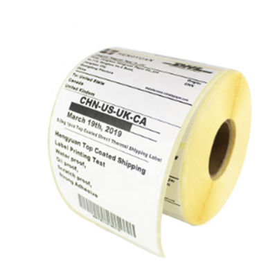 Anti etichetta 102x76mm della carta termica della pergamina sottile della falsificazione