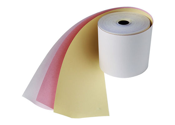 3 carta senza carbonio della ricevuta del registratore di cassa di Rolls 80x80 della carta di posizione della piega